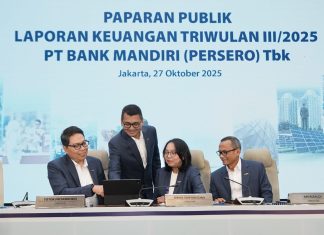 Kinerja Solid Kuartal III 2025 : Bank Mandiri Perkokoh Peran sebagai Penggerak Pertumbuhan Ekonomi Nasional