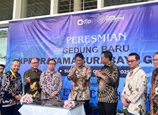 Menteri Keuangan Resmikan Kantor KPP Pratama Surabaya Genteng