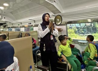 Hadirkan 1717 Siswa, C-Taditur Raih Rekor MURI Pada Kegiatan Sosialisasi Cinta Kereta