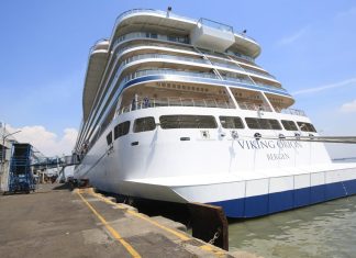 Dalam Sepekan Dua Kapal Pesiar Sandar di Pelabuhan Tanjung Perak, Pelindo Regional 3 Sub Regional Jawa Sambut Viking Orion