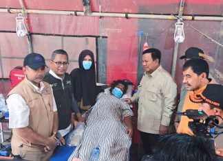 Presiden Prabowo Kunjungi Posko Kesehatan Milik Pegadaian di Aceh Tamiang