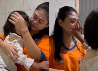 Viral di Hari Ibu, Polisi Izinkan Anak Peluk Ibunya yang Sedang Ditahan