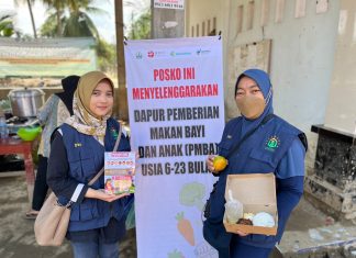 Hadir di Bireuen Aceh, Dapur PMBA UNUSA Jadi Ruang Interaksi dan Pemulihan Psikologis Korban