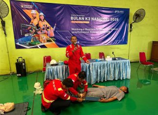 TPK Berlian Bekali Tenaga Kerja Bongkar Muat (TKBM) Dengan Pelatihan Basic Life Support Dan Refreshment K3