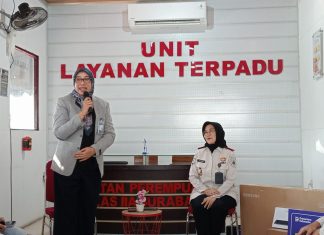 BRI Kantor Cabang Rajawali Surabaya Serahkan Bantuan Satu Unit Televisi dan Tab ke Rutan Perempuan Kelas IIA Surabaya