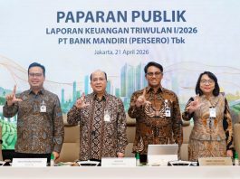 Bank Mandiri Catat Laba Bersih Rp15,4 Triliun di Kuartal I 2026, Kukuhkan Peran sebagai Mitra Strategis Pemerintah