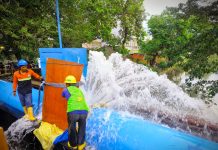 Respon Cepat PAM Surya Sembada Tangani Kebocoran Pipa Utama 1000mm di Kawasan Merr