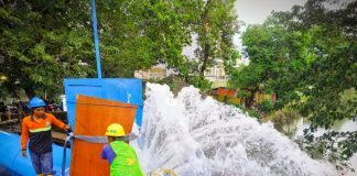 Respon Cepat PAM Surya Sembada Tangani Kebocoran Pipa Utama 1000mm di Kawasan Merr