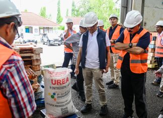 Pupuk Kaltim Tinjau Gudang Pupuk Telaga, Pastikan Stok dan Distribusi Gorontalo Aman