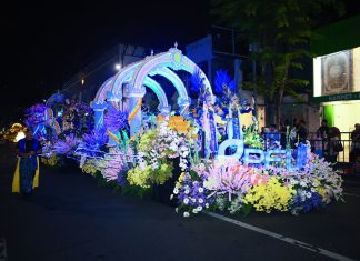 Harmony of Ocean di Surabaya Vaganza 2026: Mobil Hias Pelindo Angkat Keindahan Laut dan Harmoni Manusia dengan Alam