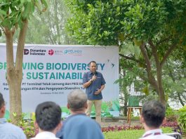 Komitmen Pelabuhan Berkelanjutan : Terminal Teluk Lamong Luncurkan Green House Titik Hijau dan Terima Tanaman Langka dari Kebun Raya Purwodadi