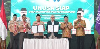 UNUSA Gandeng Pramuka Jatim Buka Jalur Prestasi Kepramukaan
