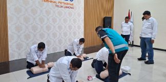 Selalu Siaga, PT Terminal Teluk Lamong Cetak Tenaga Terampil Dalam Pertolongan Pertama Pada Kecelakaan
