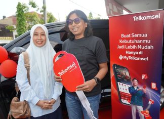 Badrus Salam Warga Gempol Pasuruan, Bawa Pulang Satu Unit Mobil dari Telkomsel