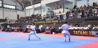 Kejuaraan Karate Piala Kapolda Jawa Timur Resmi Ditutup, Polrestabes Surabaya Tampil Sebagai Juara Umum