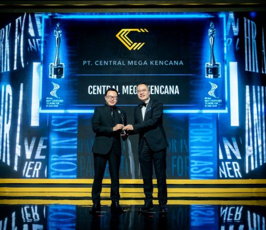 Central Mega Kencana (CMK) Raih Penghargaan Bergengsi “Best Companies to Work for in Asia 2026”