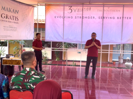 The Southern Hotel Surabaya Gelar Makan Siang Gratis, Menyambut Anniversary Ke 3