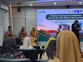 310 Guru SD dan SMP Surabaya Ikuti Pelatihan AI di Unusa