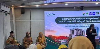 310 Guru SD dan SMP Surabaya Ikuti Pelatihan AI di Unusa