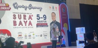 Surabaya Great Expo 2026 Resmi Dibuka Hari Ini, Wali Kota Eri Dorong UMKM Surabaya Tembus Transaksi Rp9 Miliar