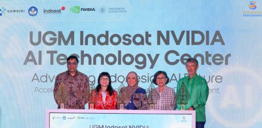 Kemkomdigi, Indosat, NVIDIA, dan UGM Resmi Buka UGM Indosat NVIDIA AI Technology Center