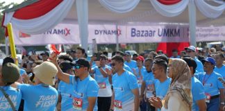 Dynamix Fun Run Jadi Ruang Kolaborasi Solusi Bangun Indonesia dan Pemkab Tuban, Dorong Gaya Hidup Sehat dan Sinergi di Wilayah Operasional