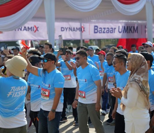 Dynamix Fun Run Jadi Ruang Kolaborasi Solusi Bangun Indonesia dan Pemkab Tuban, Dorong Gaya Hidup Sehat dan Sinergi di Wilayah Operasional