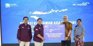 AXA Mandiri dan Karyawan Bersatu Salurkan Bantuan bagi Korban Gempa NTT
