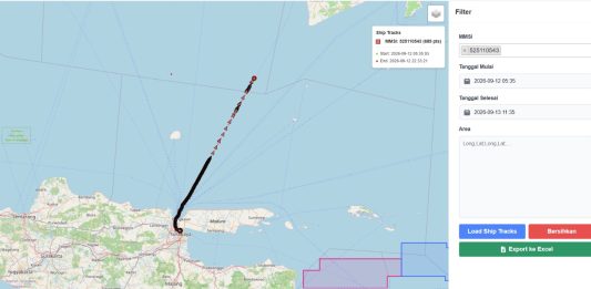 Sistem Pemantauan AISITS Ungkap Jejak Terakhir KM Virgo di Selat Madura