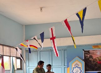 Edukasi Siswa DDI Batulicin Bahaya Karhutla, Tim Mabes TNI buat Simulasi