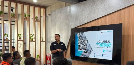 PT Terminal Teluk Lamong Tingkatkan Budaya Integritas Dengan Sosialisasi WBS & Anti-Gratifikasi